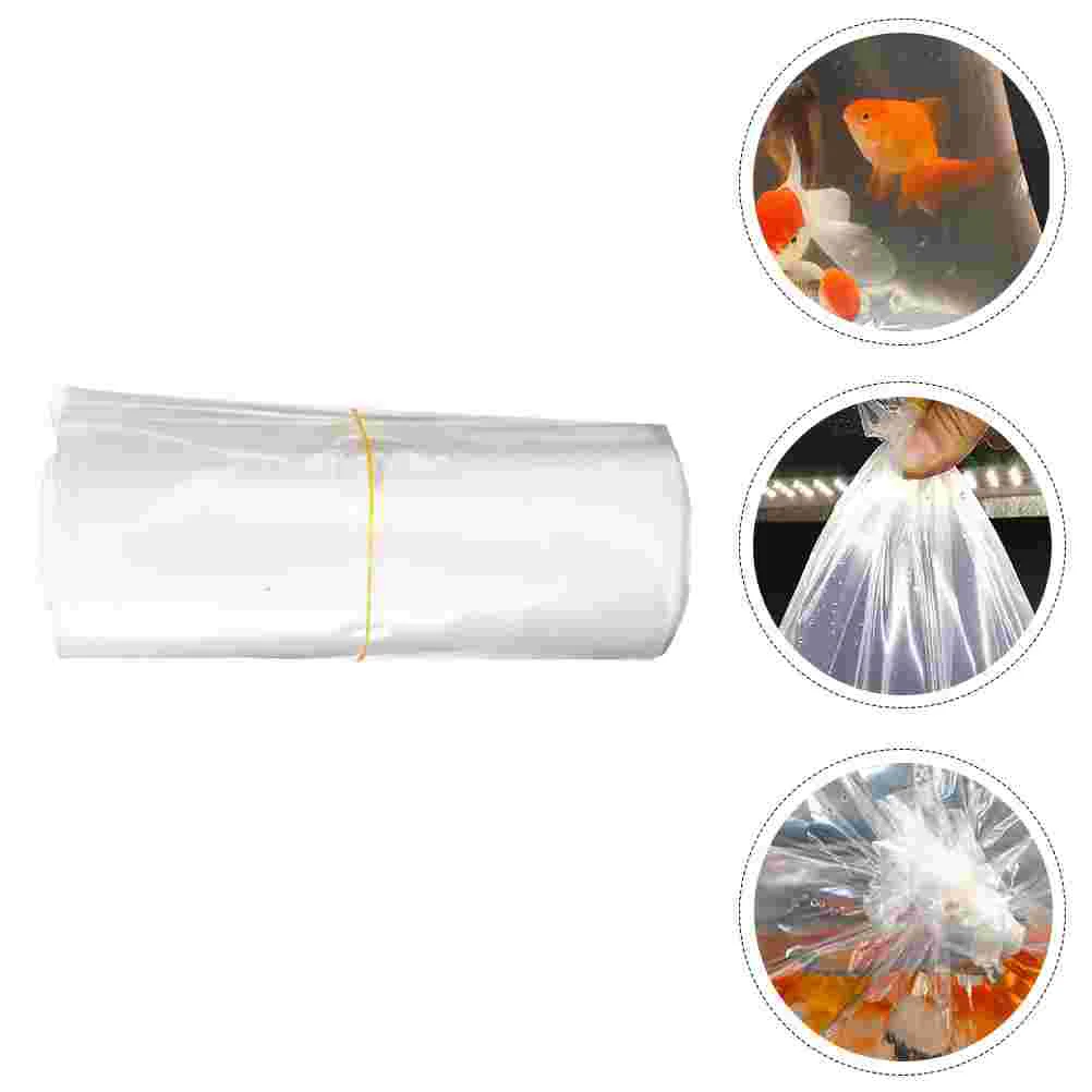 50 Pcs Live Fish Container Packing Bag Package Bags Storage Transparent Leak-proof