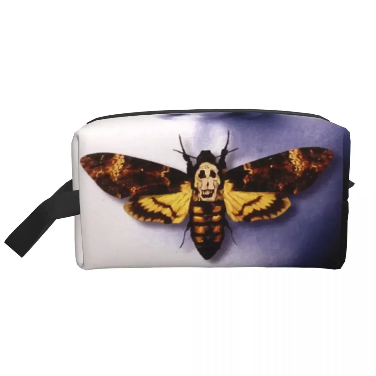 Fashion Silence Of The Lambs Face Travel Toiletry Bag for Women Hannibal Makeup Cosmetic Bag Beauty Storage Dopp Kit