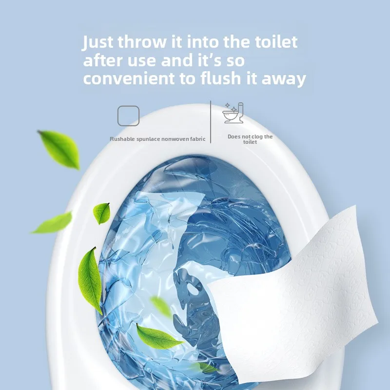 Wet Toilet Paper Portable Pack 10 Pieces Disposable Wet Tissue Wiping Butt Cleaning Toilet Paper Wet Wipe Paper view 4