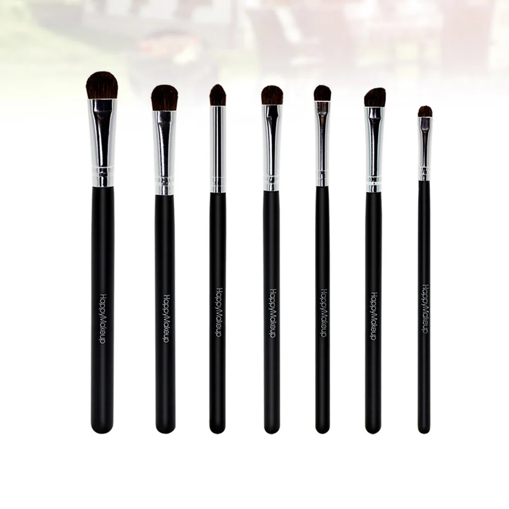 

7pcs Eyeshadow Bristle Eye Makeup Brush Kit For Women Premium Makeup Brushes Set Daily Professional Use Gift Girlfriend