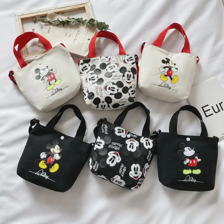 Disney's  New Cartoon Mickey Mouse Minnie Lady plush Handbag Lady One-shoulder Messenger Bag