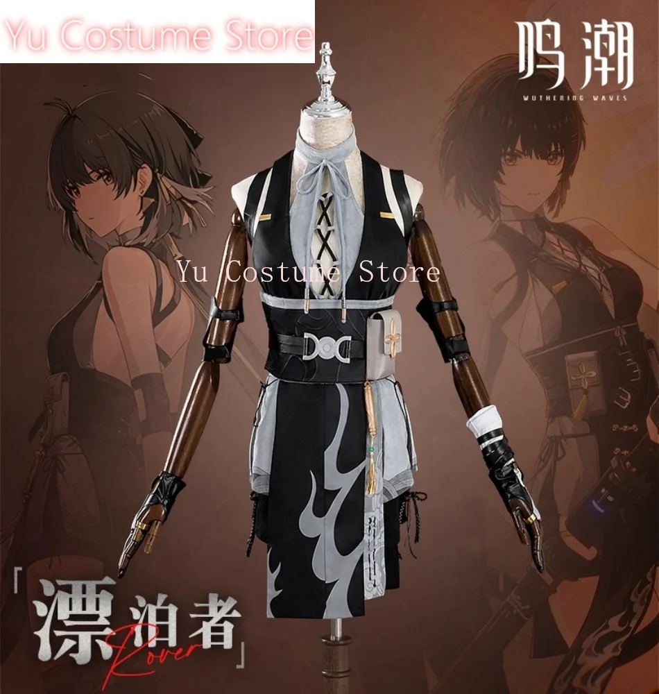 Yu Costume Wuthering Waves Heroine Rover Game Suit Sexy Lovely Uniform Cosplay Costume Halloween Carnival Party Outfit Women