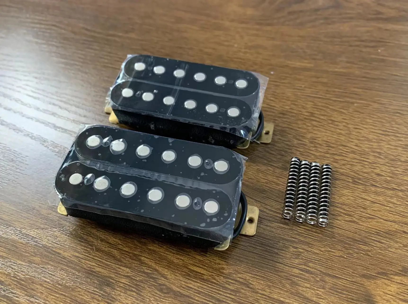 Professional Set of Black Humbucker Pickups for Electric Guitar RoHS 1706 Made in Korea Music Accessories #P211