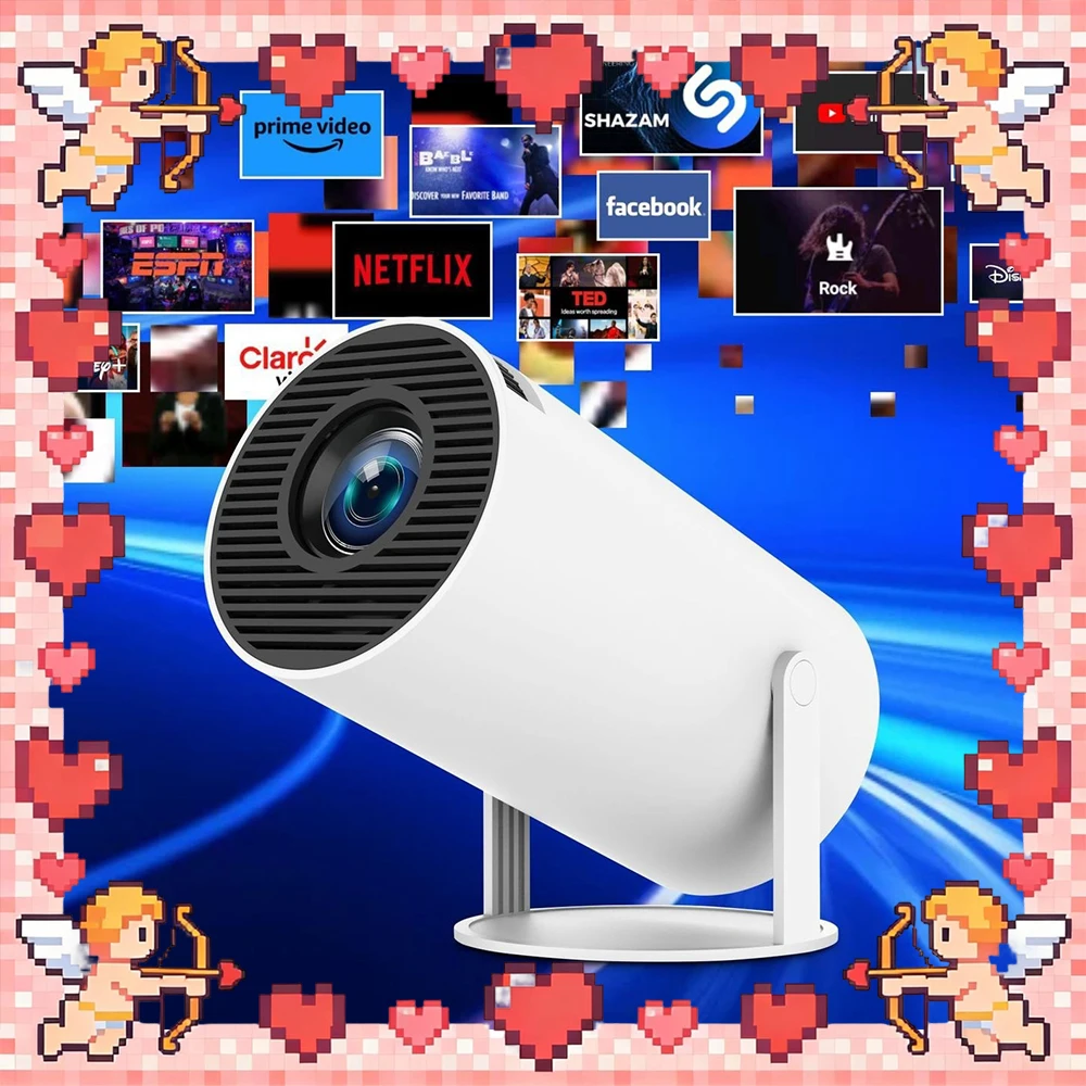 

Проектор IHUAYU T950S 1080P 5000 CVIA с блоком питания 65 Вт, высокой контрастностью, интеллектуальным обходом препятствий, поддержкой Wi-Fi – идеальный подарок