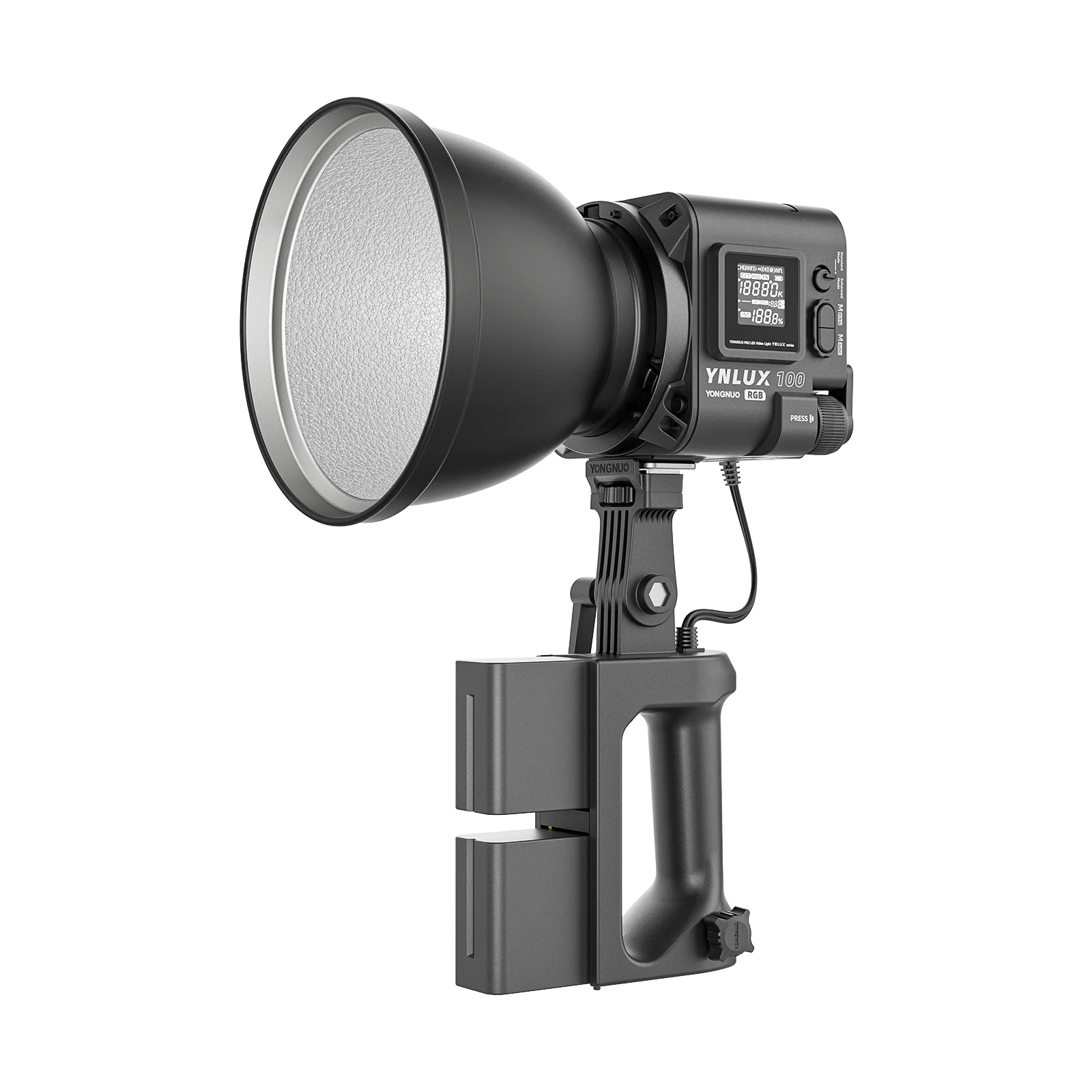 Yongnuo LUX100RGB YNLUX100 RGB 120W 2700K-10000K Bowens Mount Handheld Outdoor COB LED Light