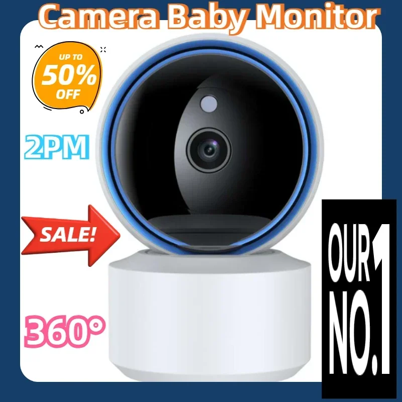

360° PTZ Motion Detect 2 Way Audio Night Vision 2PM Wifi IP Camera Baby Monitor