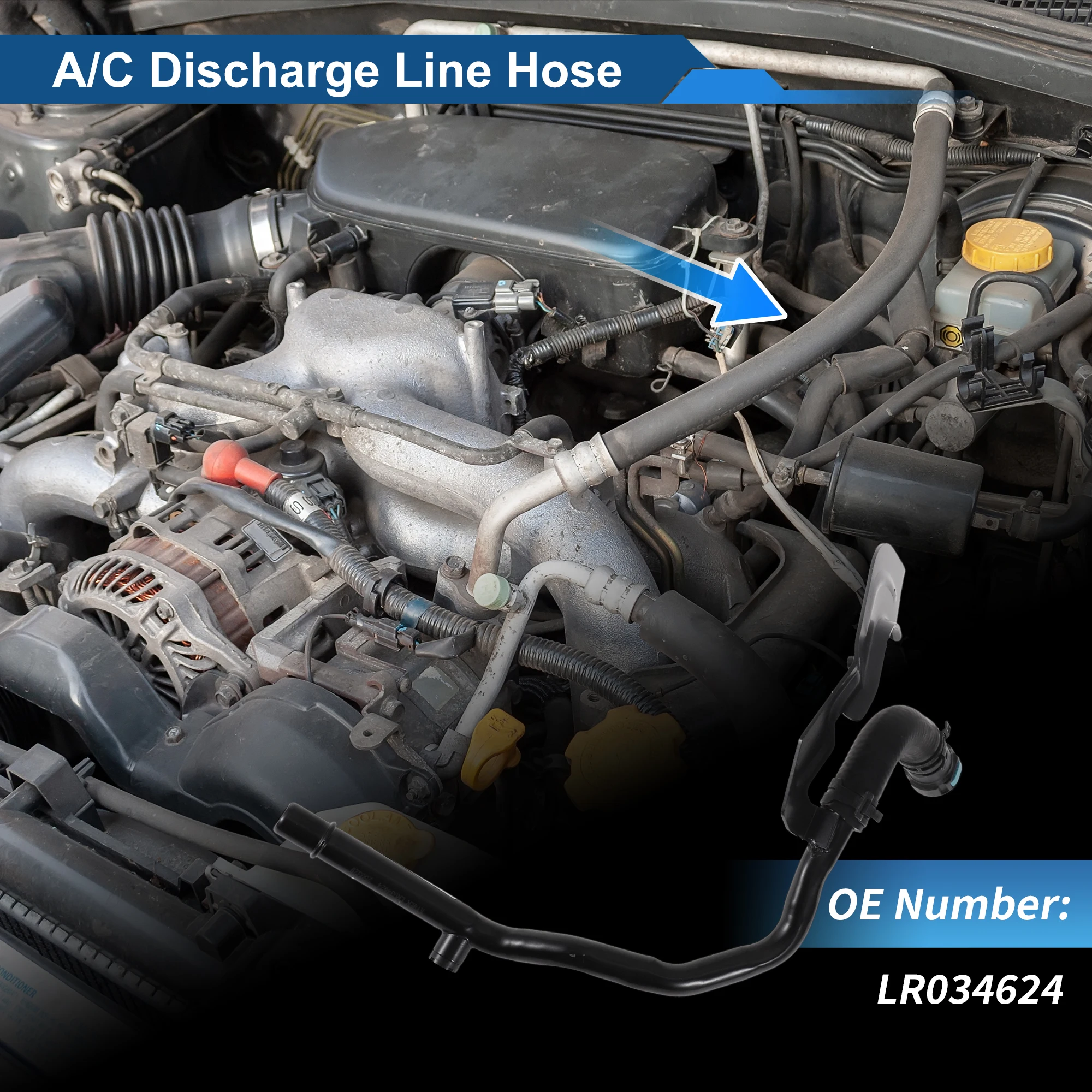 

Шланг для жидкости хладагента кондиционера UXCELL для Land Rover Discovery Sport 2015, No LR034624