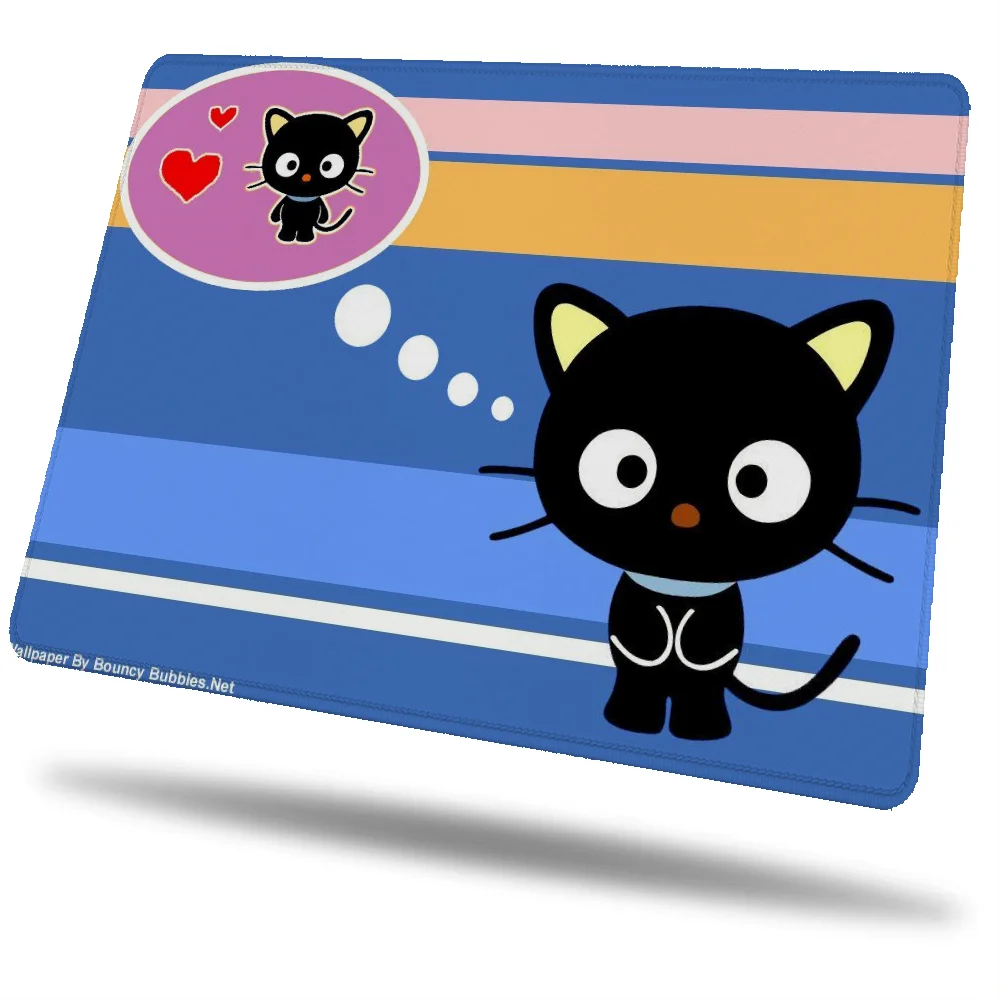 Custom Mouse Pad Anime Chococat Pc Gamer Girl Small Computer Mat Gaming Accessories Desk Accessory Game Mats Mousepad Company