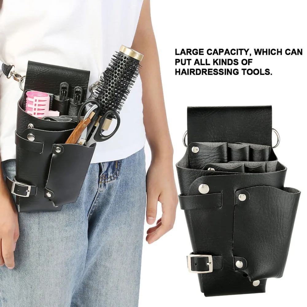Professional Hairdressing Tool Pouch Practical Multi-Function Salon Stylist Belt Bag Durable Lightweight Hair Scissor Collector
