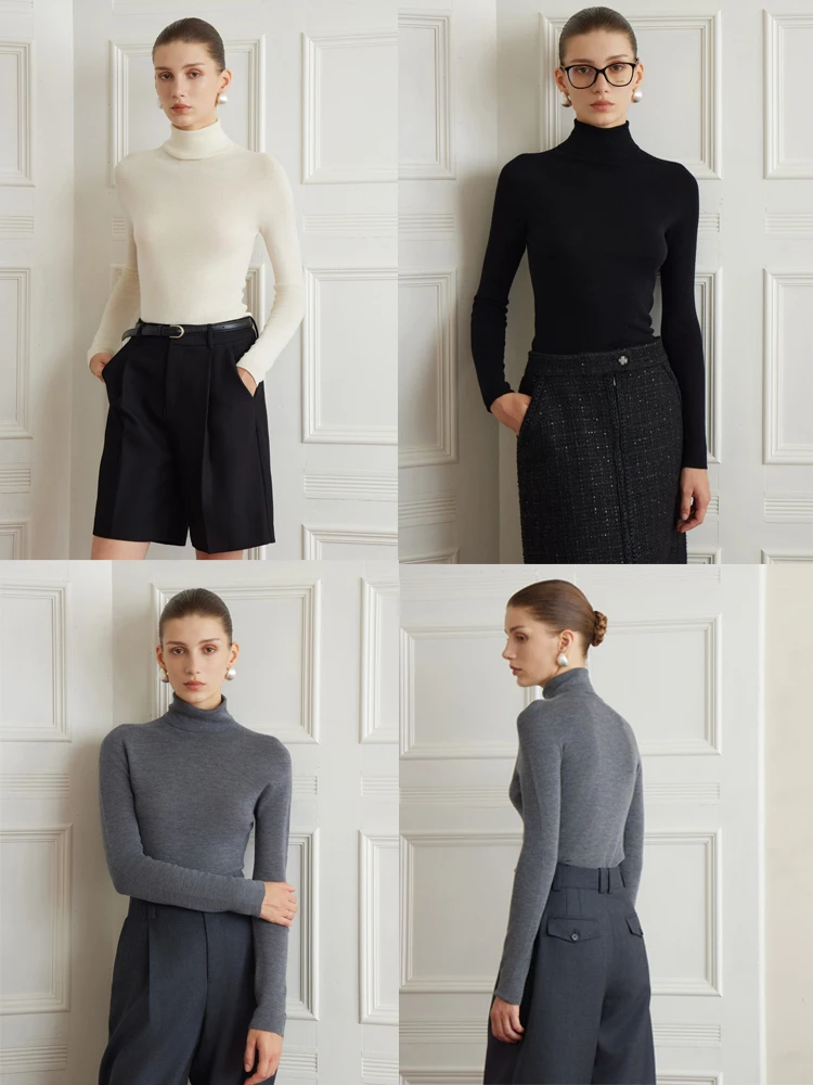 

NANCYLILI25 Ультралегкая шерстяная ткань, 8-игольная, 60 нитей, базовая ткань для одежды, осенняя новинка, женская...