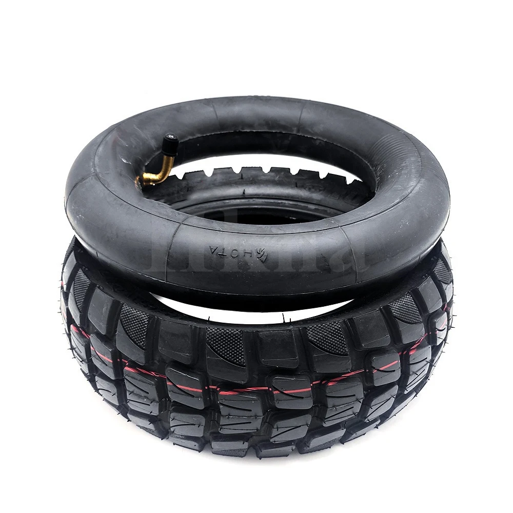 

A89E-255X80 Tire Inner Tube Outer Tyre for Electric Scooter 10X Dualtron KuGoo M4 Upgrade 10 Inch Off Road Tire,90 Degree