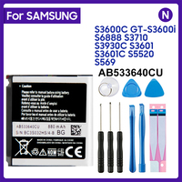 New Replacement Battery AB533640CC AB533640CU CK CE for Samsung S6888 S3710 S3600 GT-S3600i S3930C S3601 S5520 S569 F338 880mAh