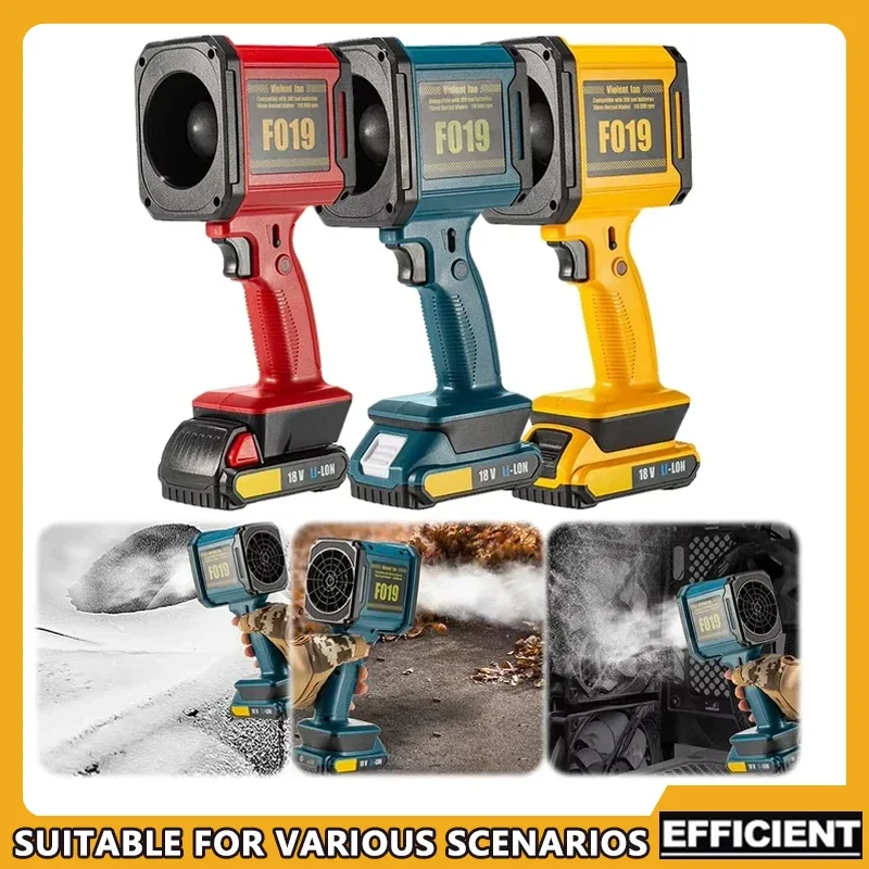 Kipas Turbo Listrik Turbine Jet Blower dengan Kecepatan Angin yang Dapat Disesuaikan, Daya Kuat, Peniup Debu untuk Pembersihan