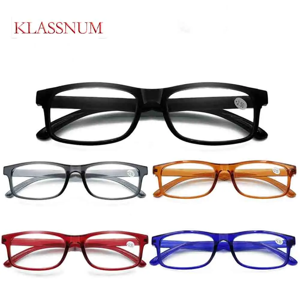 KLASSNUM Men High-quality For Seniors Reading Glasses Optical Fashionable Women's Grade Glasses Anti Blue Light Myopia Glasses