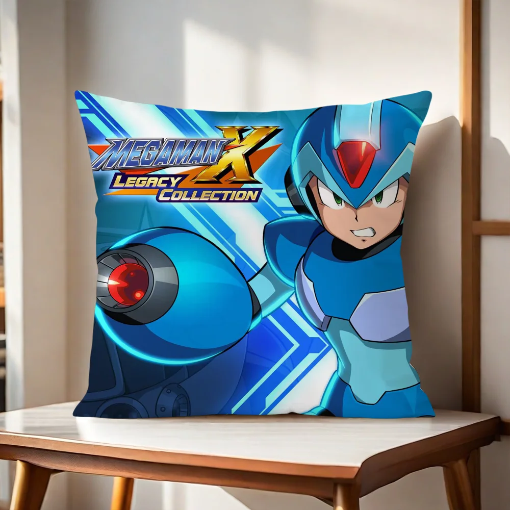 Mega Man Game pillow cover Sofa living Printing Decoration Room Home Office Coffee Shop Car Nordic Simplicity Cover