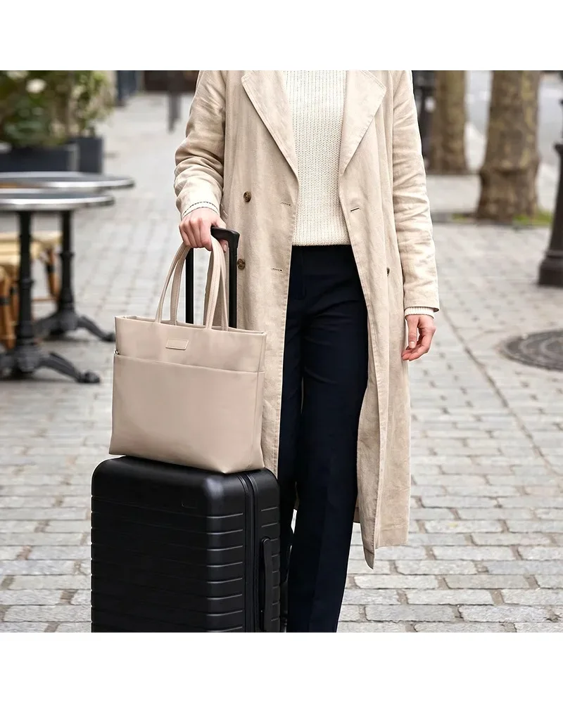 

Light Purple Laptop Tote Bag 13 14 15.6 Inch Notebook Handbag Oxford Cloth Water Resistant Casual Bag