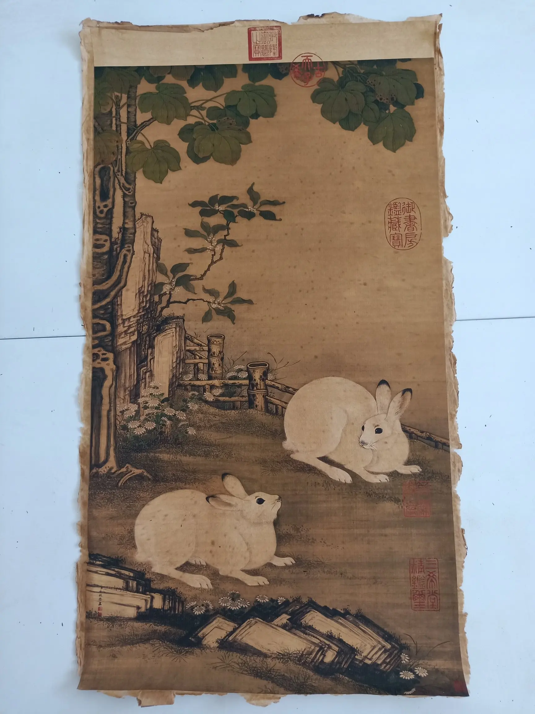 

Chinese calligraphy and painting rice paper rotten picture before mounting pictures (rabbit) unlimited gift