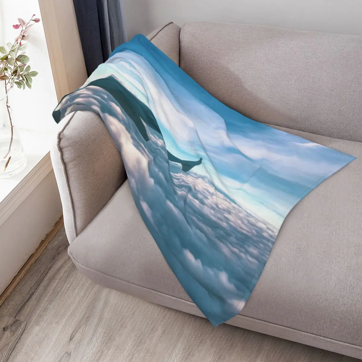 وضع الطائرة رمي بطانية هدية شخصية فاخرة رمي فضفاضة لبطانيات الأطفال #3