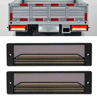 Luz trasera LED 4 en 1 para camión, 12-24V, luces de freno traseras impermeables, lámpara de señal de giro que fluye para iluminación de coche y remolque de camión