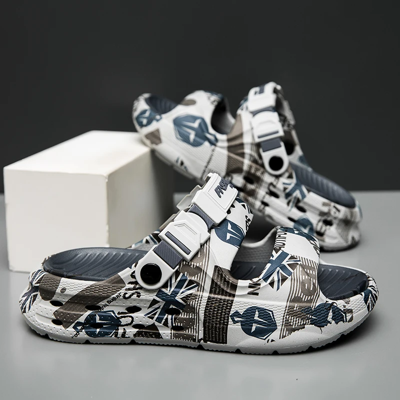 Fashion Outdoor Sandals Men Platform Soft Sole Light Weight Male Casual Sandals Shoes 2026 Autumn Men's Slipper Comfort Footwear