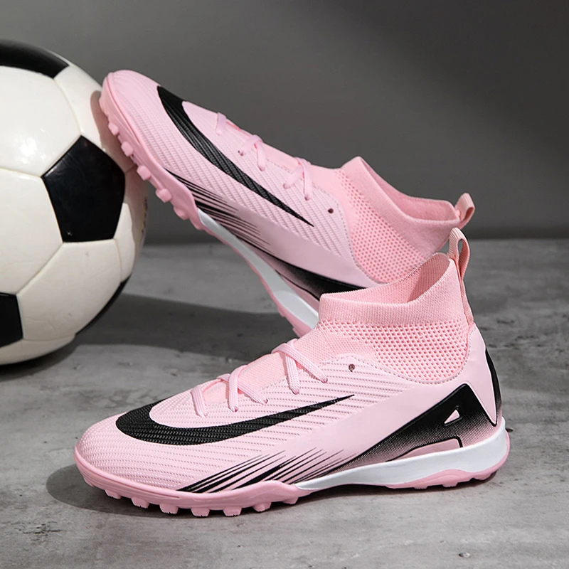 

New Men Soccer Shoes Unisex Outdoor Breathable Ultralight Non-Slip Sports Shoes Drop Shipping Football Boots Training Sport