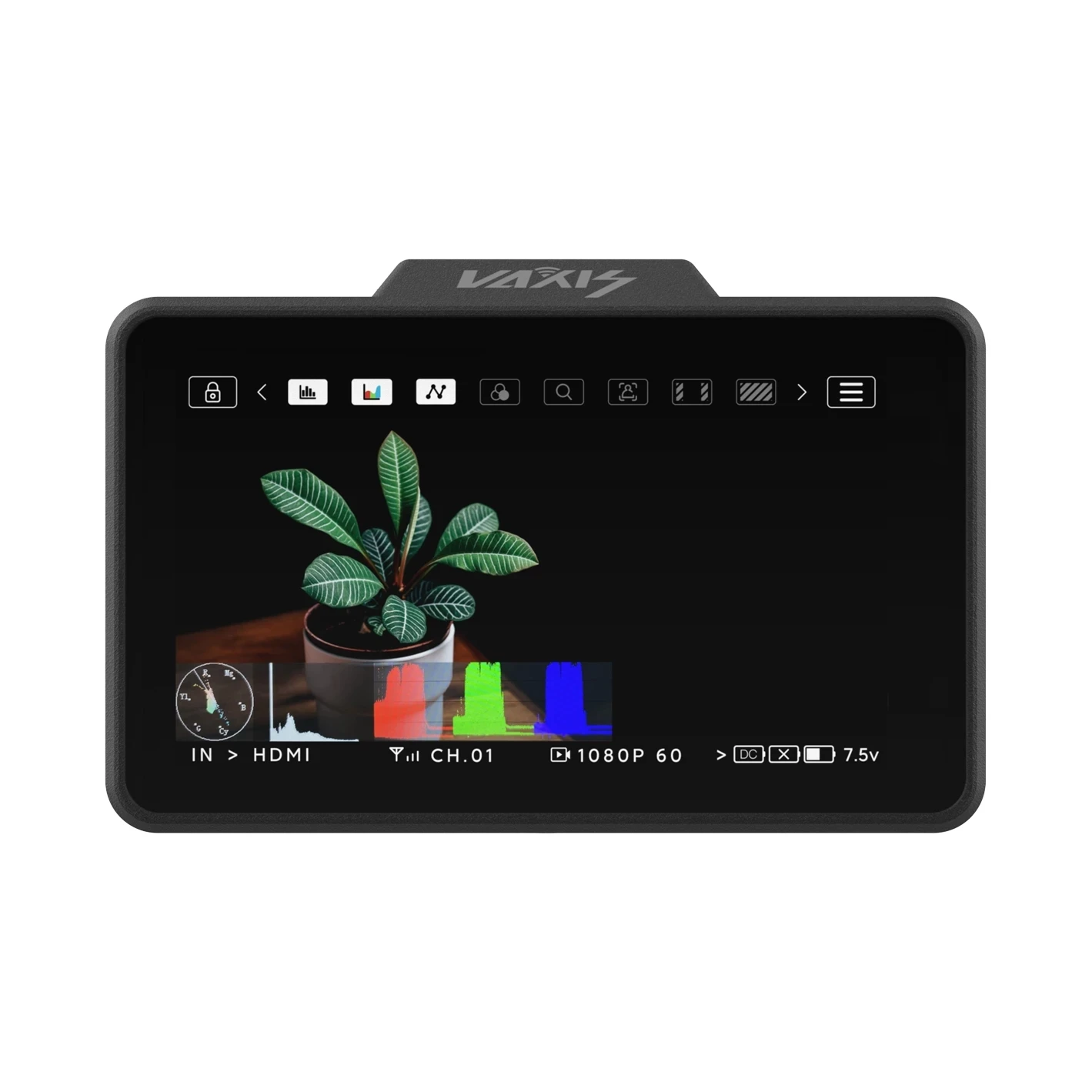 Vaxis ATOM A5H Wireless Transmitter Receiver HD Video Monitor 5.5inch AOS LUT Camera 3in1 Monitor Kit