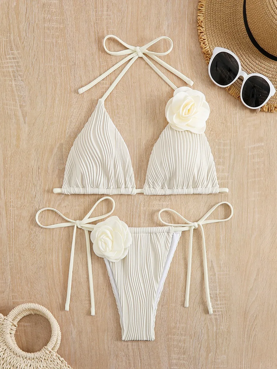 2026Flower Women's Bikini Set Stylish and Sexy