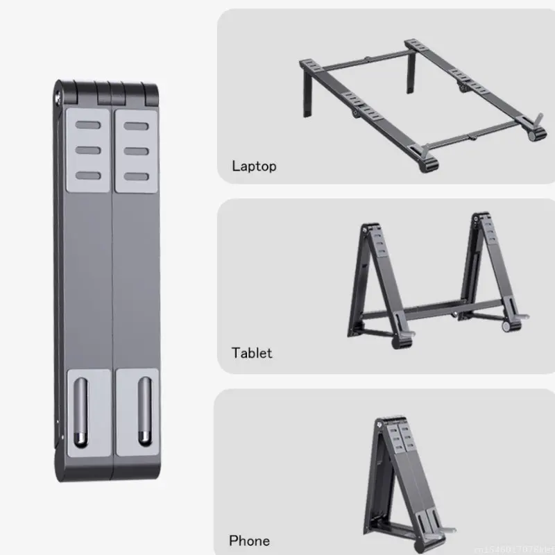Youpin Oatsbasf Laptop Ständer Halter für Macbook Pro Air Faltbare Tablet Magie Halter Notebook Halter 3 In 1 Aluminium Schreibtisch brac