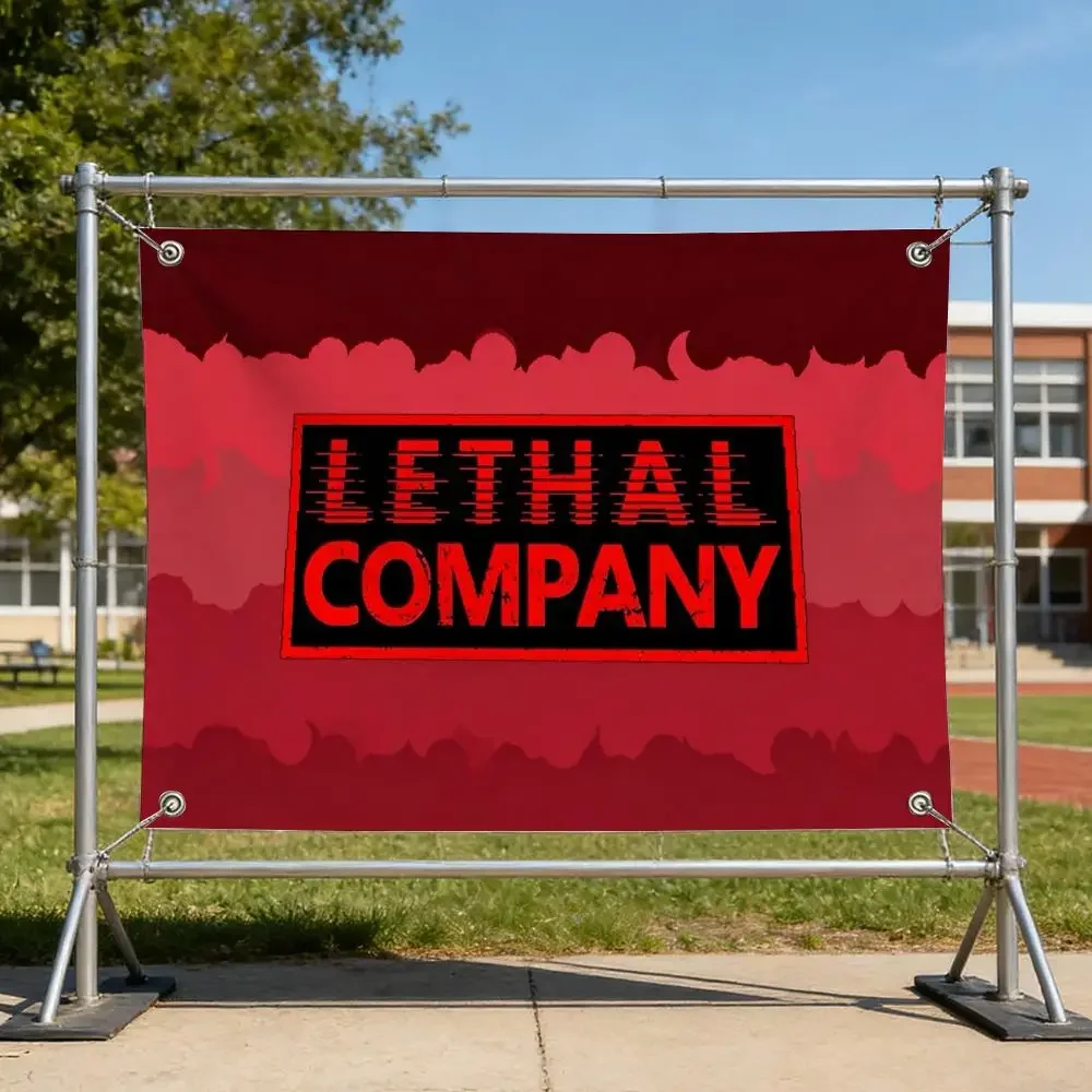 Game Horror SciFi  Lethal Company Coop Flags Specialized for indoor and outdoor home decorations outdoor camping and bar parties