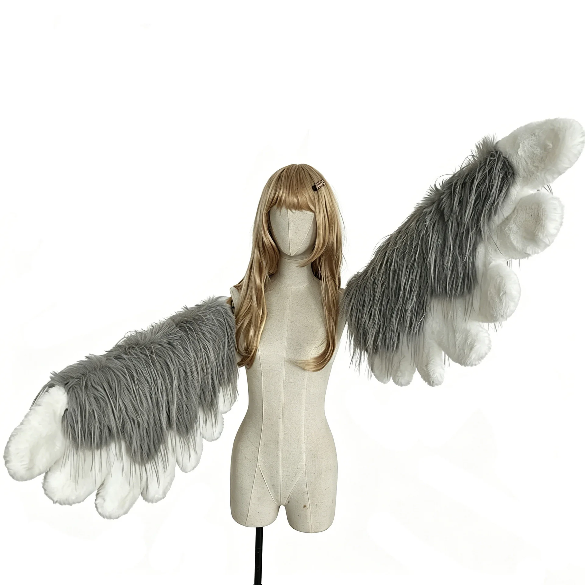 Cosplay Bird Wings Fursuit Accessories Various Colors Plush Simulation