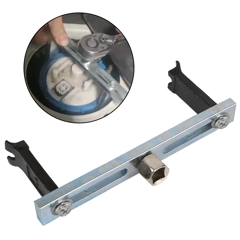 

2 Jaw Car Repair Tools Wrench Tool Adjustable Fuel Pump Lid Tank Cover Remover Car Accessories Universal