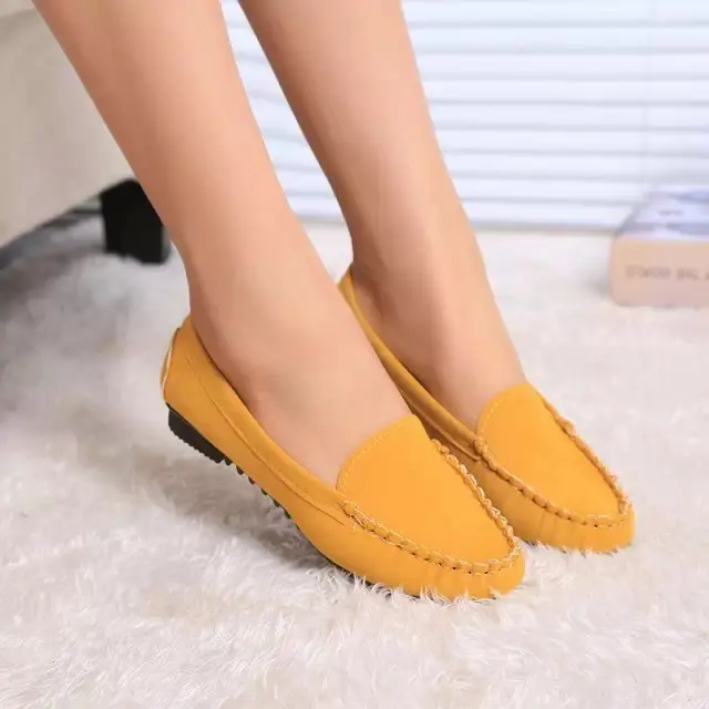 Women's new student flat-bottomed casual women's soft-soled comfortable single girl's shoes 7358