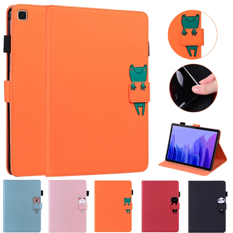 For Samsung Galaxy Tab A7 Lite 8.7 Case SM-T220 Cat Panda Painted Soft TPU Tablet Cover for Funda Galaxy Tab A7 10.4 T500 Case