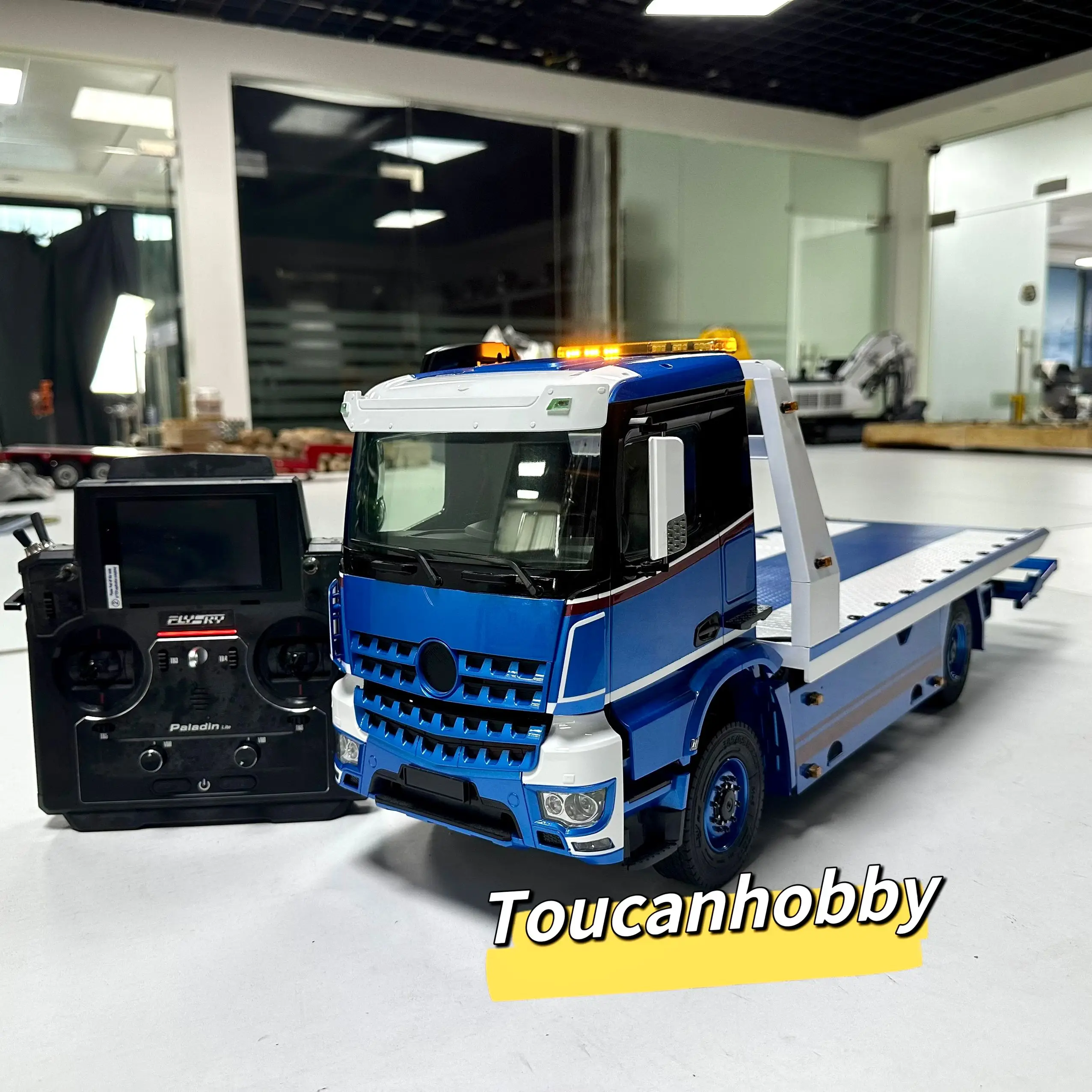 WYPRZEDAŻ RC Truck RTR 1/14 Hydrauliczny Wrecker Hak holowniczy 4X4 Zdalnie sterowana ciężarówka płaska JDM 196 Model 3-biegowa wciągarka skrzyni biegów Zabawki