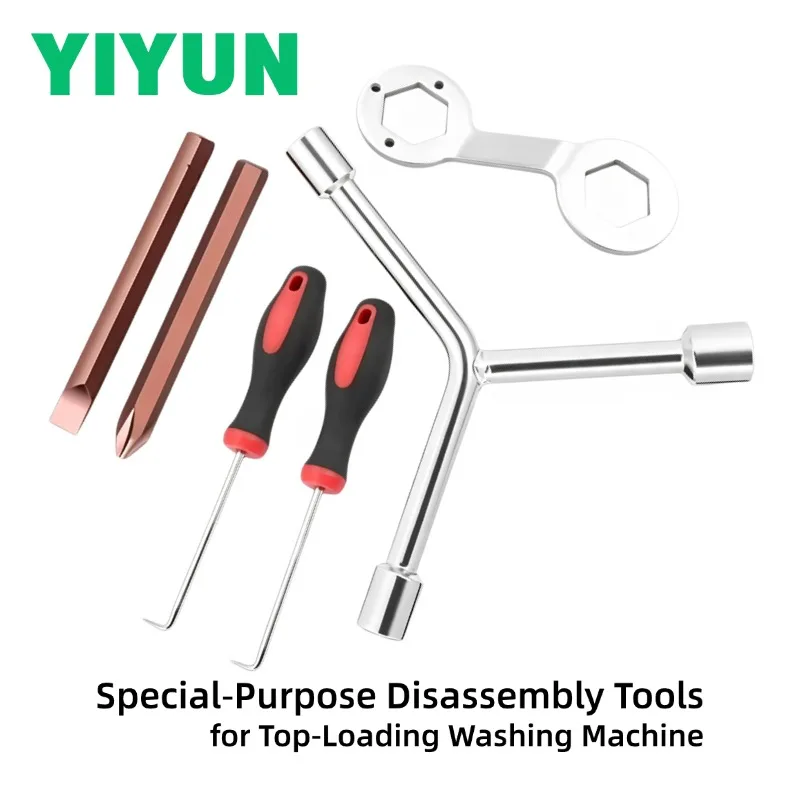 Top‑Loading Washing Machine Inner Tub Disassembly Tool Set Socket Wrench Screwdriver Spanner Removal Cleaning Repair Tools Kit