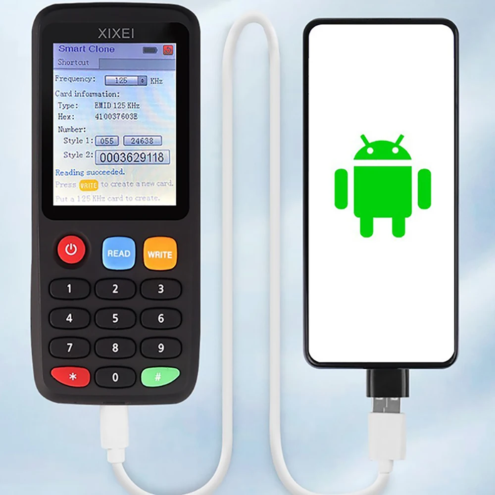 Nuovo X7 Scrittore Duplicatore Lettore 125KHz 13.56MHz NFC Smart Card Chiave Macchina Copiatrice Clone Programmatore
