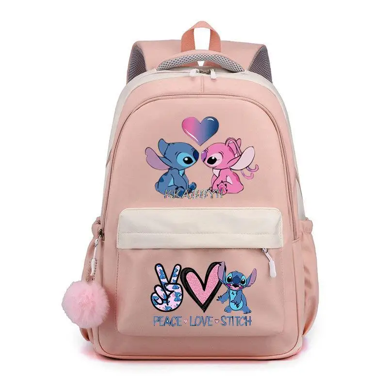 Lilo And Stitch Backpack Cartoon School Bags for Teenagers Girls Boys Backpack New Rucksack Mochilas