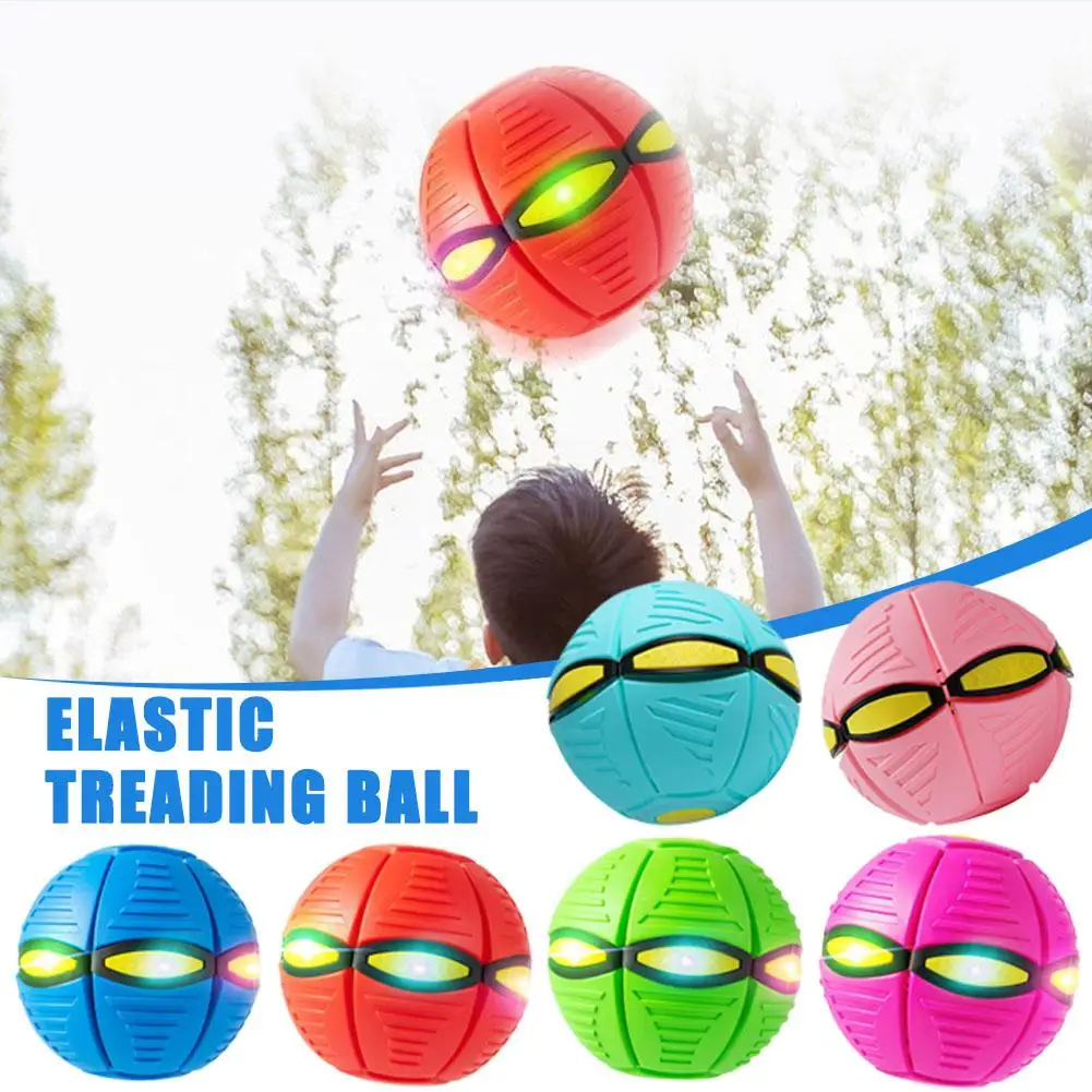 لعبة كرة الصحن الطائرة القابلة للتحويل للأطفال، لعبة تهوية سحرية للاستخدام الداخلي والطفل، لعبة كرة مرنة ممتعة للكلاب الأليفة