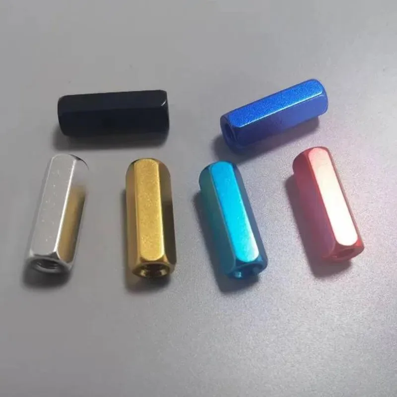

M4 M5 M6 Aluminum Hex Standoff10-50mm Colourful Alloy Spacer Stud Female Threaded Double Pass Column Pillar for RC FPV Drone DIY