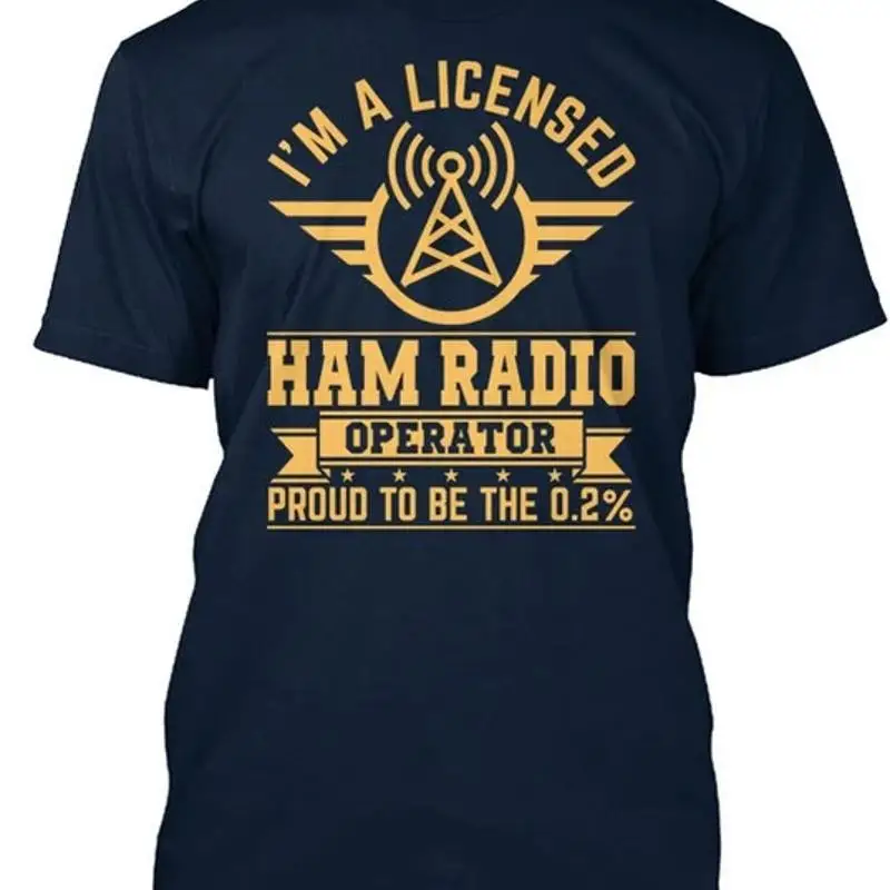 licensed Ham Radio Operator Size Premium T shirt M 2XL
