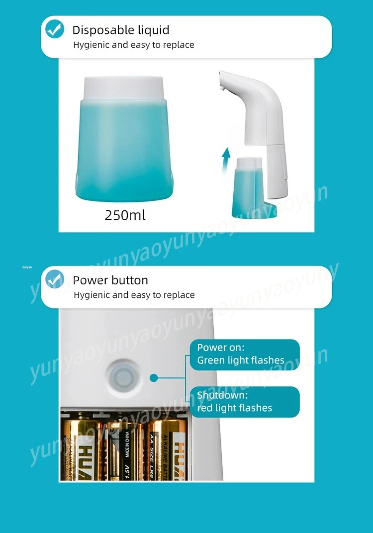 

Intelligent Rechargeable Contactless Foam Automatic Induction Hand Sanitizer Machine