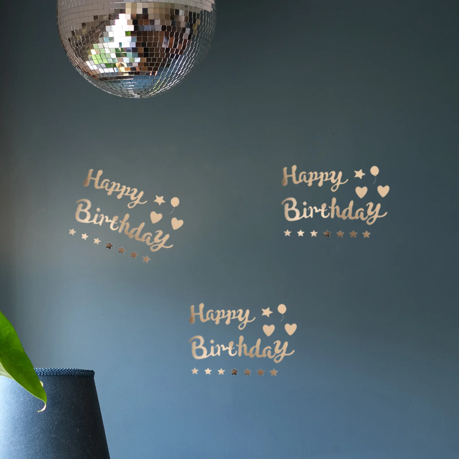 

5pcs Self-Adhesive Stickers Durable Party Decorations For Wall Window Balloon Garden Living Room Birthday Balloon Sticker Party