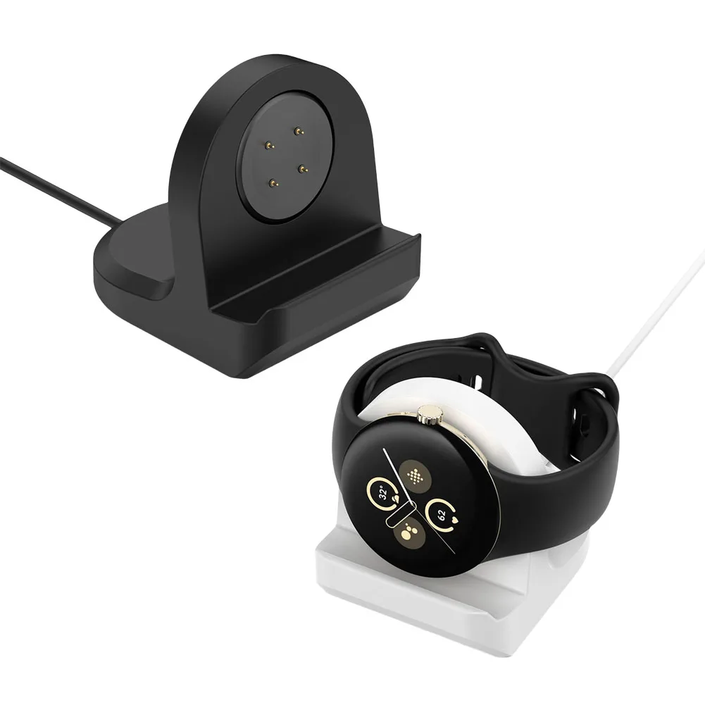 Soporte de carga de silicona antideslizante, Base de carga para Google Pixel Watch 3, 41mm, 45mm, Fitbit Ace LTE