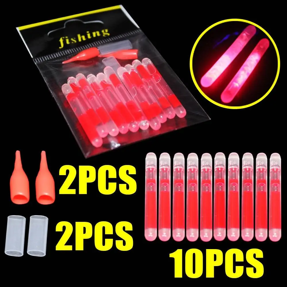 Fishing Accessories Clip On Fishing Rod Glow Stick Fluorescent Lightstick Fishing Float Fishing Light Stick Luminous Float