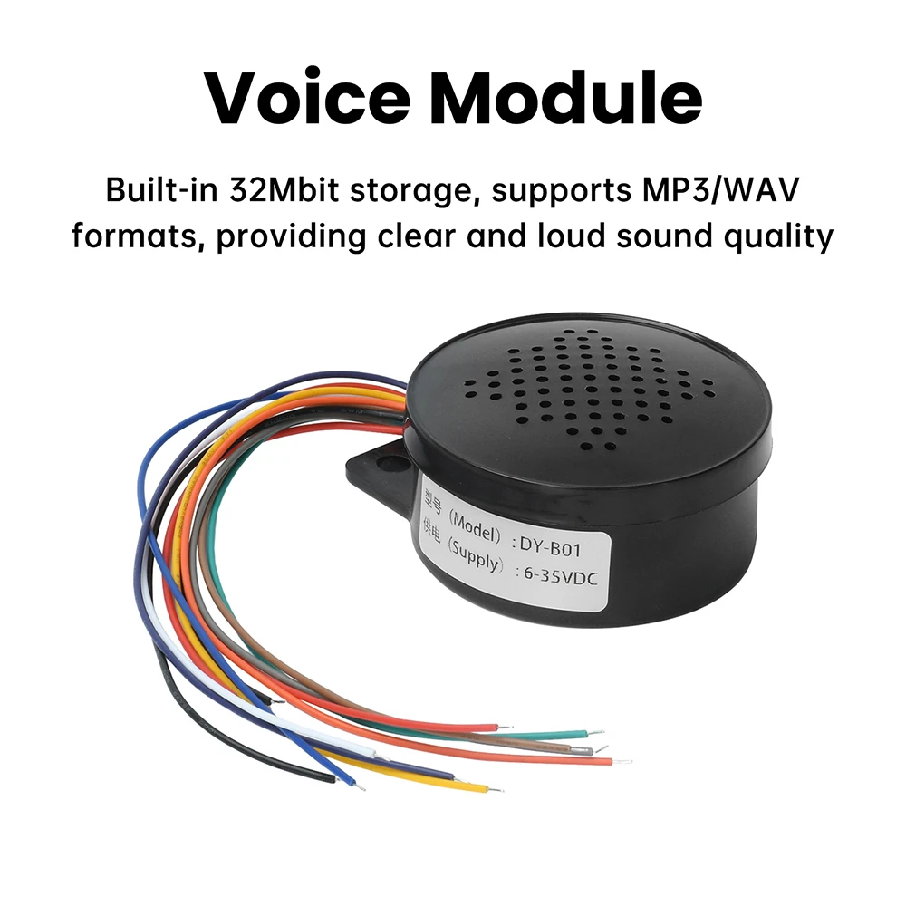 تيار مستمر 5 فولت 6-35 فولت سيارة بدء صوت 9 قناة الزناد مشغل MP3 مكبر صوت المطالبة إنذار الصوت عكس صفارة الإنذار الطنان إنذار القرن