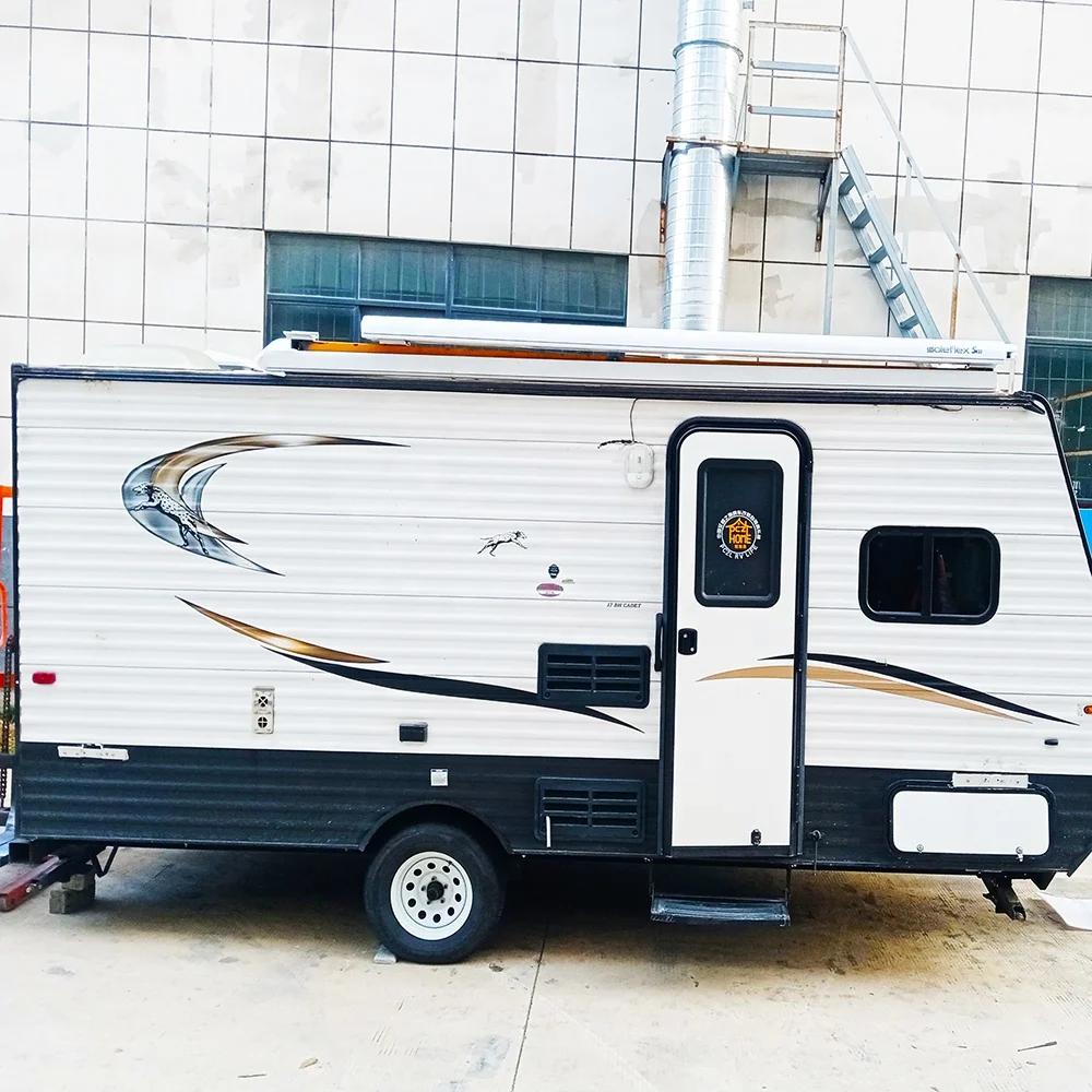 S35  Outdoor  Foldable Rv Awning  Top Mounted  Manual  Control  Sun Shade Camper RV Awning,Custom Size