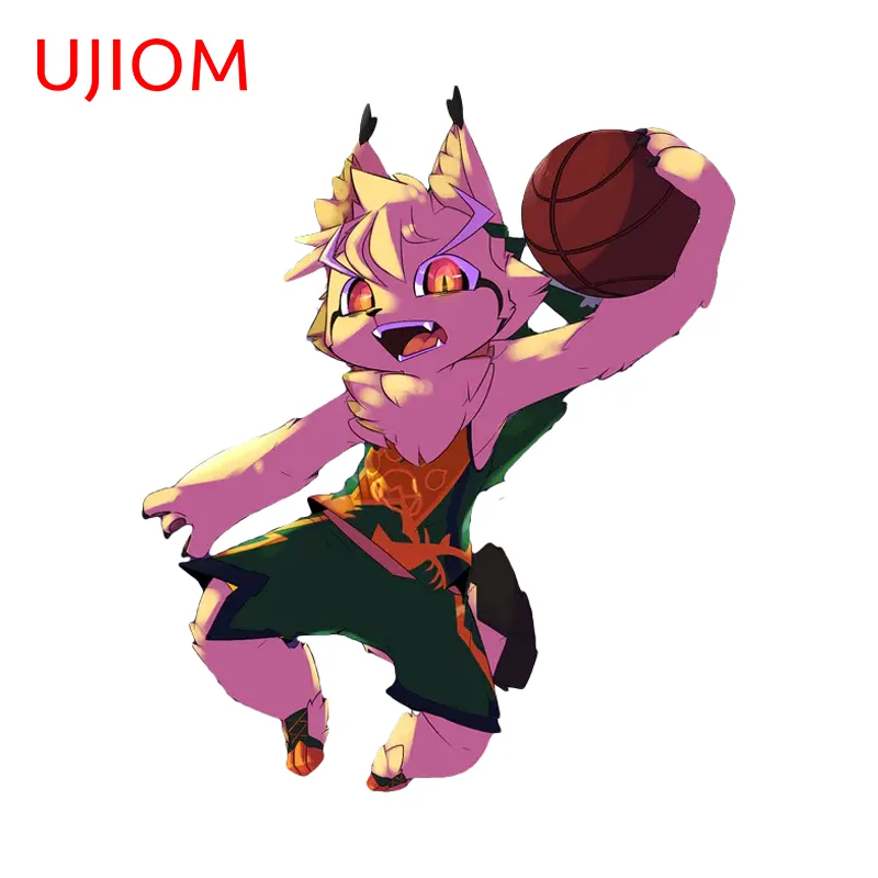 UJIOM Furry Kawaii Animal Wall Sticker Trendy Nursery Room Decoration JDM Decal Hot Selling Kitchen Cupboard Accessories view 3