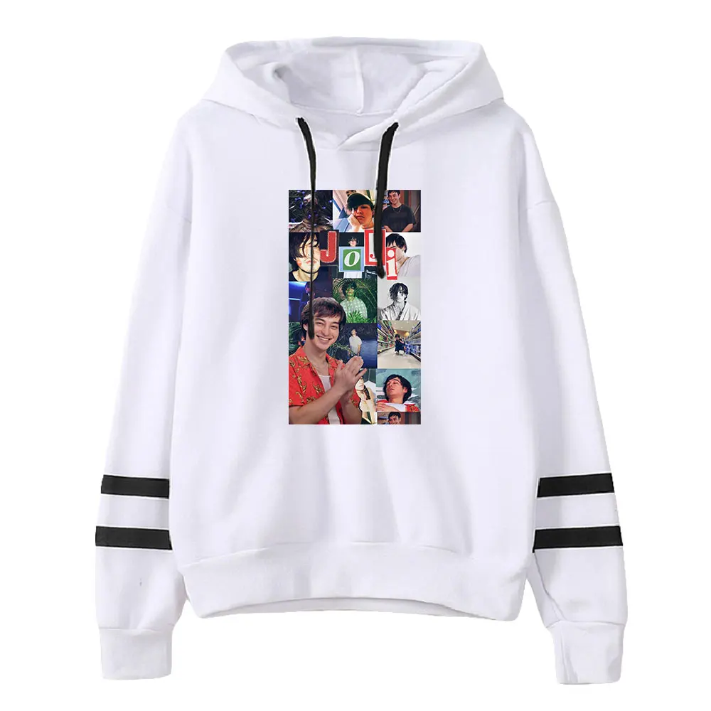 Joji Merch Unisex Pocketless Parallelle Staven Mouw Sweatshirts Heren Vrouwen Hoodie Harajuku Streetwear Vrijetijdskleding