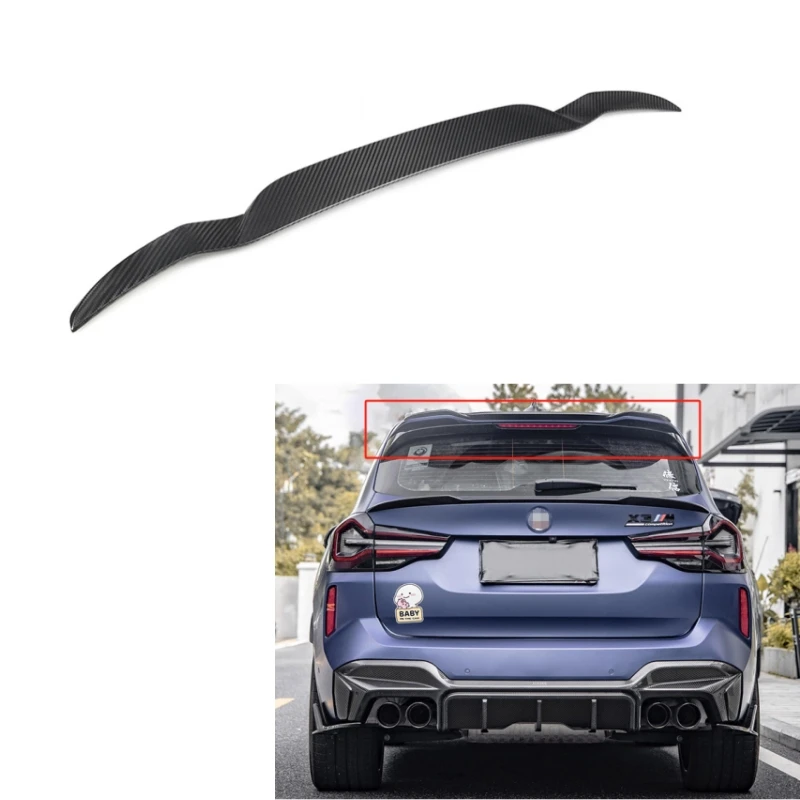 

SQ Style Dry Carbon Fiber Trunk Spoiler For Bmw X3 G01 G08I IX3 X3M F97 Trunk Top Spoiler Wing Lip 2022+ Car Accessories