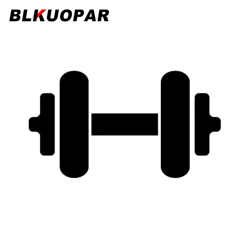 

BLKUOPAR Barbell Funny Car Stickers Vinyl Anime Creative Decal Scratch-Proof Waterproof Air Conditioner Motorcycle Car Lable